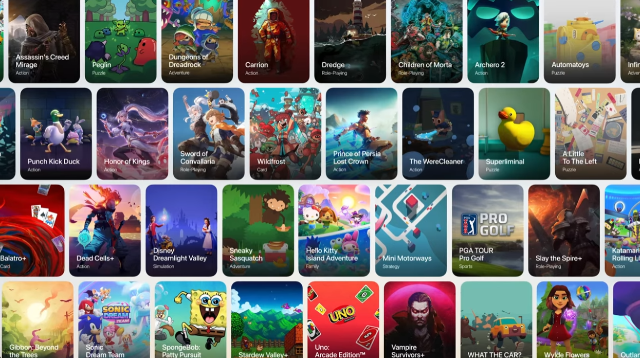 Apple Games Interface Apple Games Interface