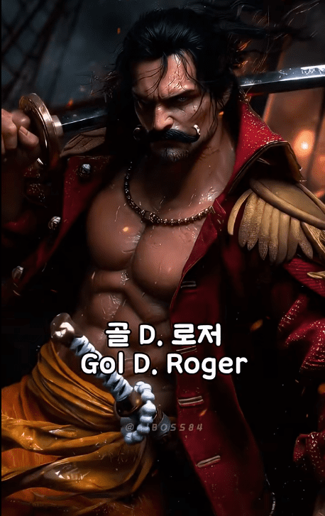 One Piece: AI Recreates Roger's Pirate Crew with Impressive Detail 1 One Piece: AI recreates Gol D. Roger's crew in stunning detail - Image 1.