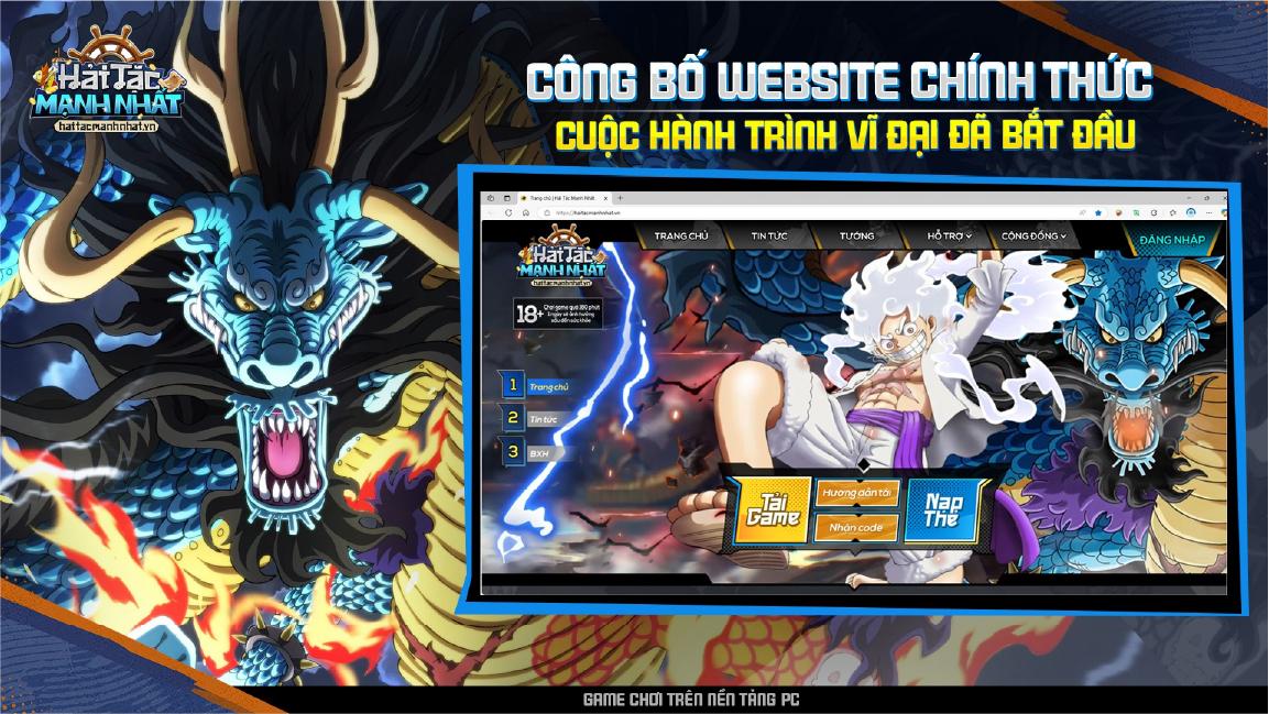 The Strongest Pirate Officially Launches Today, June 16, Ready to Conquer the One Piece Treasure 4 Hải Tặc Mạnh Nhất chính thức ra mắt hôm nay 16/06, sẵn sàng chinh phục kho báu One Piece