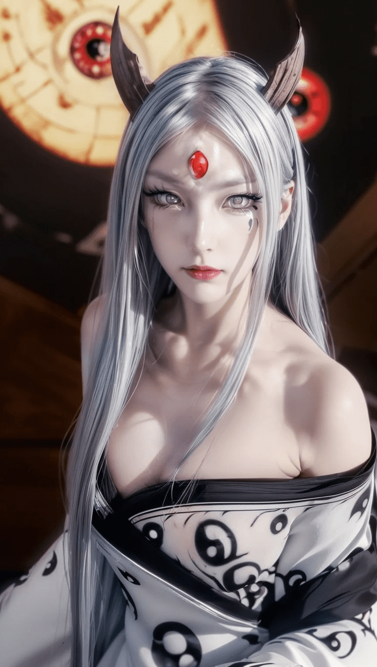 AI recreates the moon goddess Kaguya in Naruto with a captivating window to the soul 1 AI recreates Kaguya Ōtsutsuki in Naruto with a more serene appearance - Image 1.