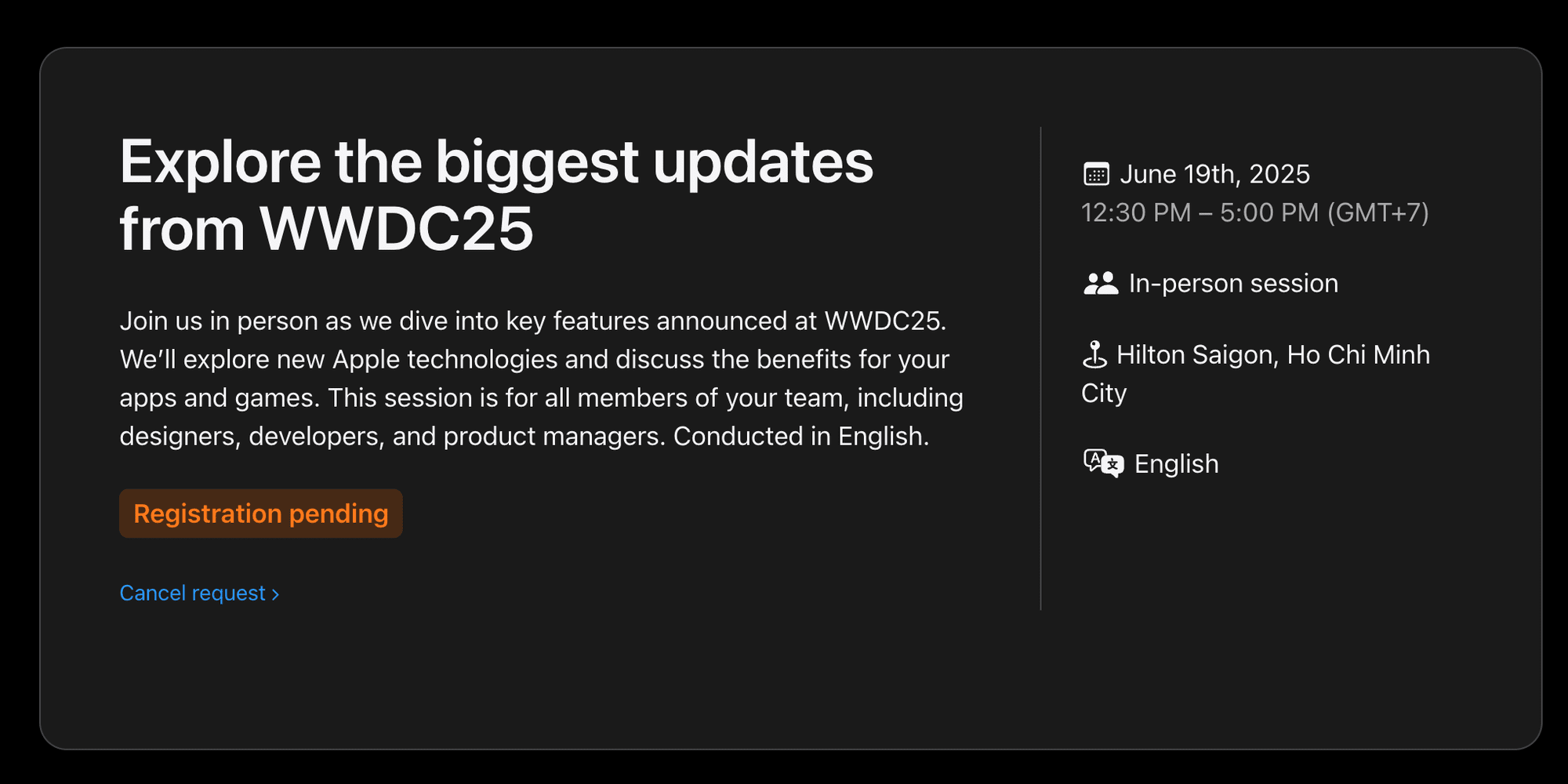 Apple to hold WWDC25 event in Vietnam next week: Register to participate here - Image 3.