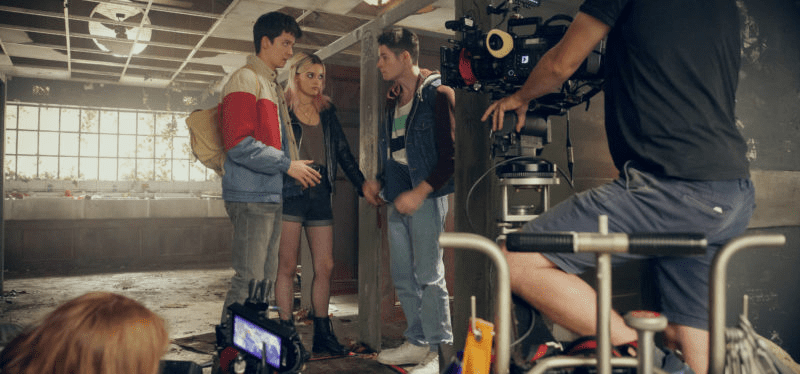 The crew meticulously prepares for each intimate scene The crew meticulously prepares for each intimate scene