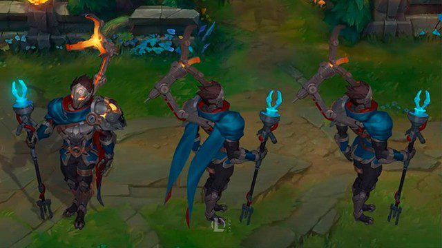 Viktor's traditional skin design. Viktor's traditional skin design.
