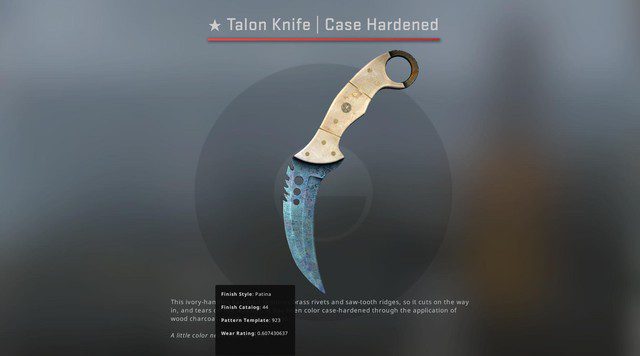 Talon Knife Blue Gem pattern 923 - a treasure of every CS:GO player. Talon Knife Blue Gem pattern 923