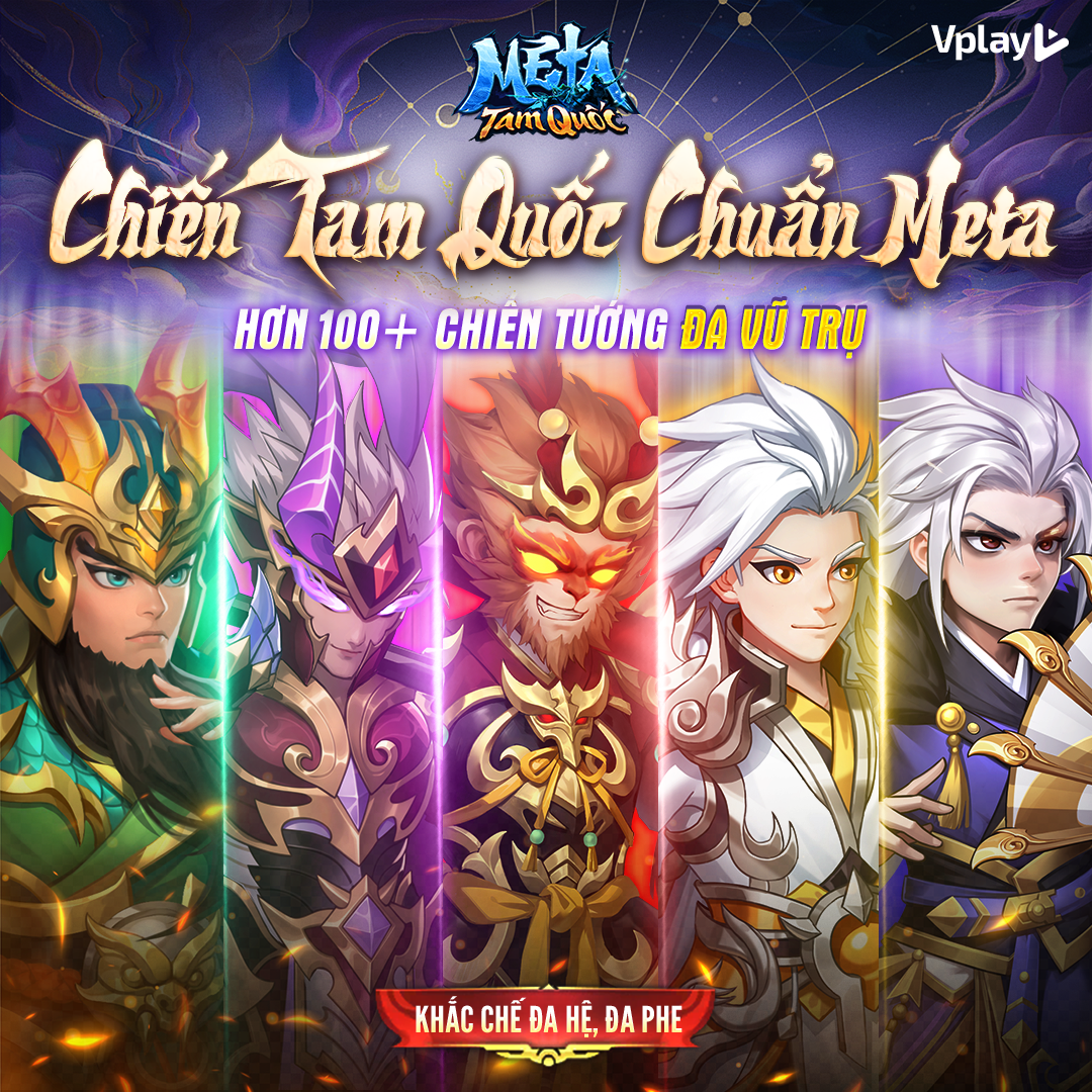 Mê Ta Tam Quốc - Vplay makes Vietnamese gamers "stir" with super attractive benefits 1 Mê Ta Tam Quốc - Vplay captivates Vietnamese gamers with its appealing features.