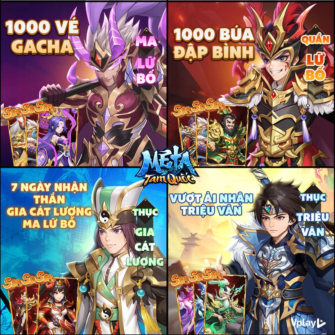 Mê Ta Tam Quốc - Vplay makes Vietnamese gamers "stir" with super attractive benefits 7 Mê Ta Tam Quốc - Vplay captivates Vietnamese gamers with its appealing features.