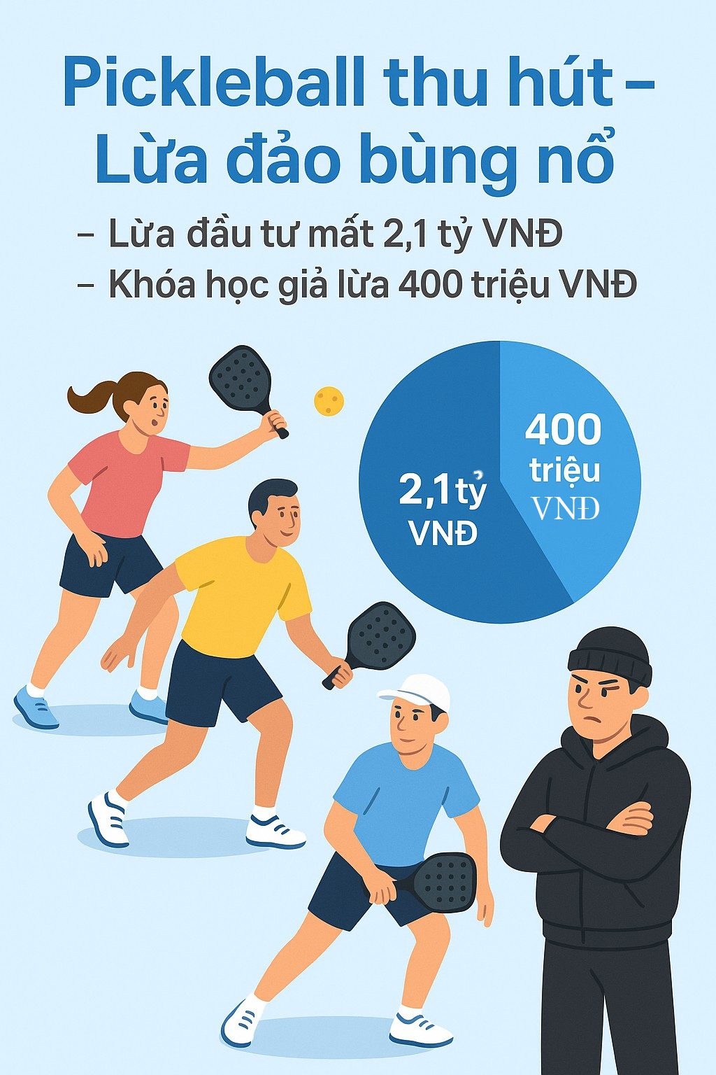 With 'illusory promises', the girl playing pickleball was cheated out of over 2 billion VND - be cautious of exploitative dangers 3 Pickleball Course