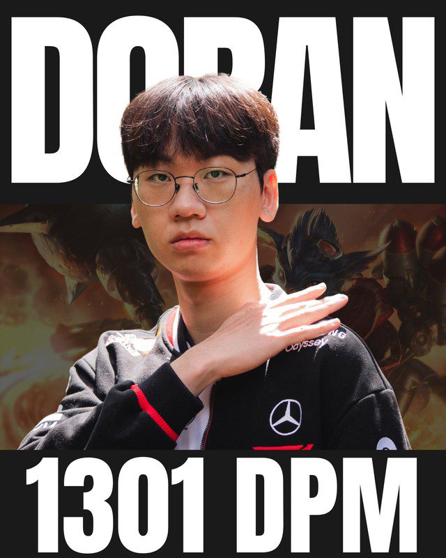 He has emerged as a dominant figure in the MSI match history. Doran has become a dominant figure in the MSI matches.